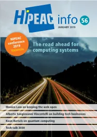 The Road Ahead for Computing Systems