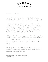 Welcome to Our Home! Please Take a Few Minutes to Look Through This