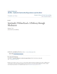 Spirituality Within Reach: a Pathway Through Meditation Serena C