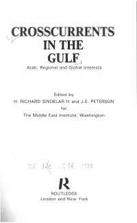 The Gulf Cooperation Council: a New Framework for Policy Coordination