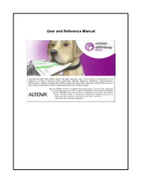 Altova Diffdog 2012 User & Reference Manual