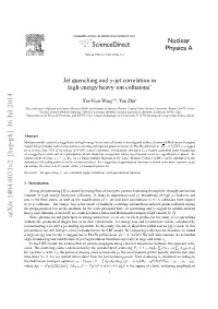 Jet Quenching and $\Gamma $-Jet Correlation in High-Energy Heavy
