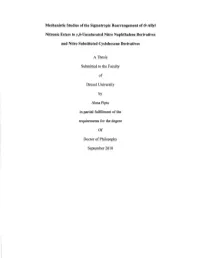 Mechanistic Studies of the Sigmatropic Rearrangement of O-Allyl Nitronic