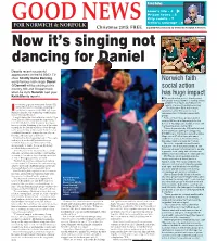 Now It's Singing Not Dancing for Daniel