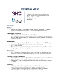 Swinepox Virus