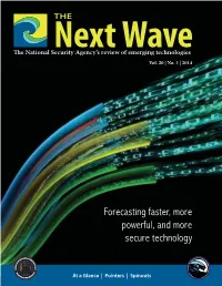 The Next Wave (TNW) for the Foresight’S Contributions to Decisive Action Result in Opportunity to Write This Issue’S Guest Editor’S Column
