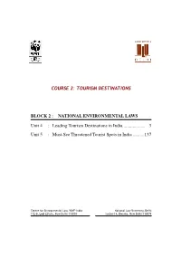 Tourism Destinations Block 2