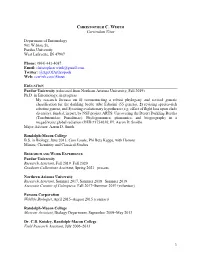 Christopher Wirth CV