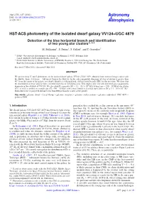 HST-ACS Photometry of the Isolated Dwarf Galaxy VV124=UGC 4879