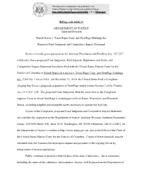1 Billing Code 4410-11 DEPARTMENT of JUSTICE Antitrust Division