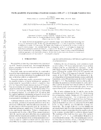 On the Possibility of Generating a 4-Neutron Resonance with a {\Boldmath $ T= 3/2$} Isospin 3-Neutron Force