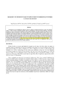 0221 Effect of Minimum Wages on Employment in Emerging Economies