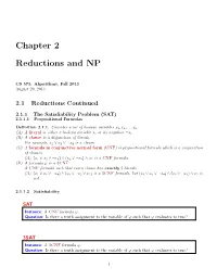 Chapter 2 Reductions and NP
