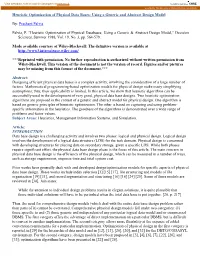 Heuristic Optimization of Physical Data Bases: Using a Generic and Abstract Design Model By: Prashant Palvia Palvia, P