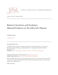 Rubens's Invention and Evolution
