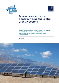 A New Perspective on Decarbonising the Global Energy System