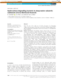 Degrading Bacteria in Deep&#X2010
