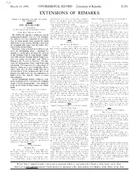 Extensions of Remarks E353 EXTENSIONS of REMARKS