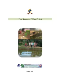 Final Report: Awf- Nepal Project