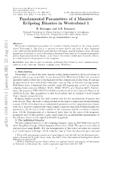 Fundamental Parameters of Four Massive Eclipsing Binaries In