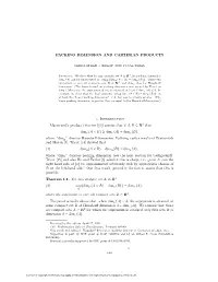 PACKING DIMENSION and CARTESIAN PRODUCTS 1. Introduction Marstrand's Product Theorem