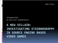 Steganography in Steam Game Files