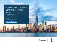 2020 Annual Corporate Governance Review PART II