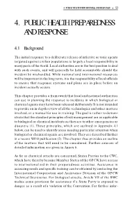 4. Public Health Preparedness and Response * 53