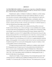 ABSTRACT VAN DEN DRIESSCHE, GEORGE A. Cheminformatics