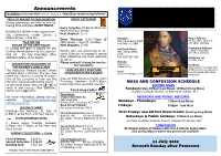 Bulletin-20210711 Seventh Sunday After Pentecost A