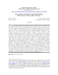 Forecasting Local Inflation with Global Inflation: When Economic Theory Meets the Facts*