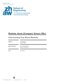 Understanding Deep Neural Networks