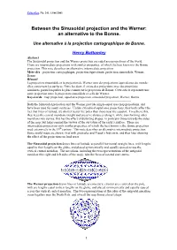 Between the Sinusoidal Projection and the Werner: an Alternative to the Bonne