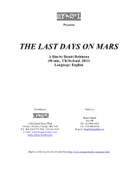 The Last Days on Mars