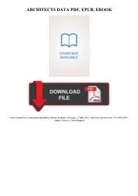 Architects Data Pdf, Epub, Ebook