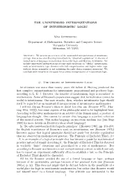 The Unintended Interpretations of Intuitionistic Logic