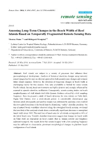 Assessing Long-Term Changes in the Beach Width of Reef Islands Based on Temporally Fragmented Remote Sensing Data