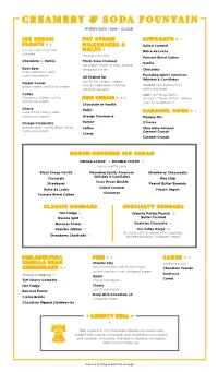 Creamery & Soda Fountain