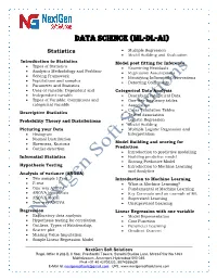 Data Science (ML-DL-Ai)
