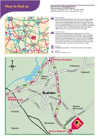 How to Find Us Northamptonshire