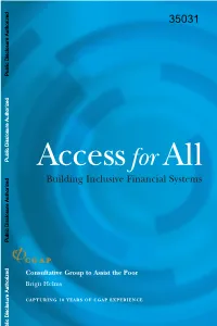 Key Principles of Microfinance Xi Chapter 1