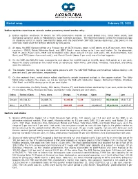 Market Wrap February 22, 2021