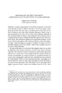 Midrash and the New Testament: a Methodology for the Study of Gospel Midrash