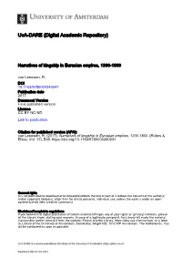 Narratives of Kingship in Eurasian Empires, 1300-1800 Van Leeuwen, R