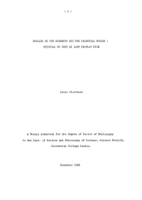 Proclus on the Elements and the Celestial Bodies