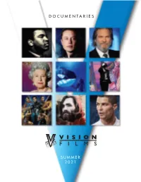 Summer 2021 Documentaries