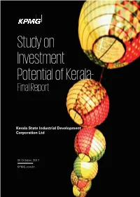 Study on Investment Potential of Kerala- Final Report