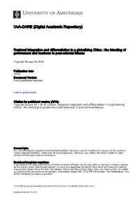 Thesis (1): Confucian States and Confucian Capitalism
