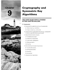 Chapter Cryptography and Symmetric Key Algorithms