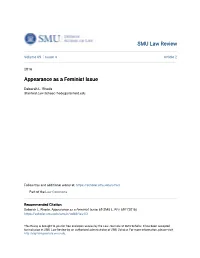 Appearance As a Feminist Issue